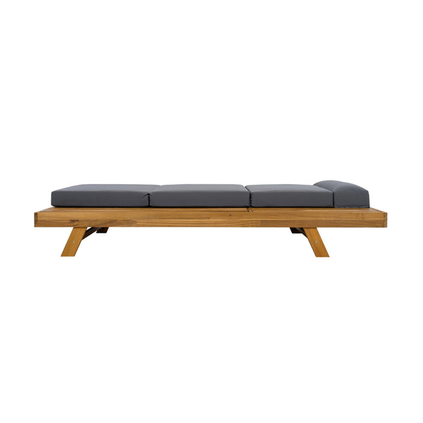 English Elm Christopher Knight Home® - Lounge Chaise Set With Adjustable Headrest, Weather-Resistant Cushions For Stylish Outdoor Comfort N770P253442T_N770P285267G