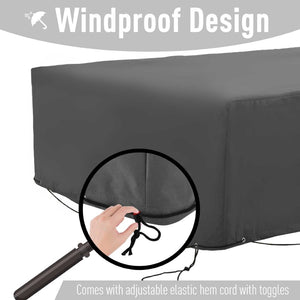 English Elm Weatherproof Oxford Fabric Sectional Patio Cover Uv Rain Snow Guard for Outdoor Sets T3971P386827
