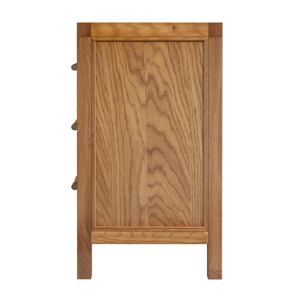 Butler Specialty Mesa 6 Drawer Dresser In Warm Oak With Cane Detailing And Elegant Gold Hardware For Your Bedroom Oasis Natural Mdf,Oak Wood,Oak Veneer,Cane 9751438-butler