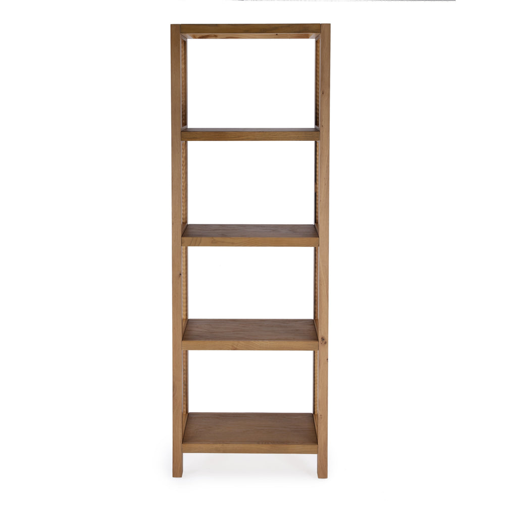 Butler Specialty Mesa Cane And Solid Wood 4-tier Etagere Bookcase - Stylish Storage For Living Room, Office, Or Bedroom Natural Oak Wood,Mdf,Oak Veneer,Cane 9752438-butler