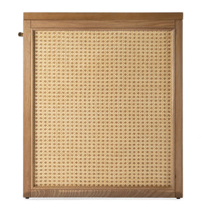 Butler Specialty Mesa 3-drawer Writing Desk In Solid Oak Frame - Stylish Home Office Furniture With Timeless Charm Natural Oak Wood,Mdf,Oak Veneer,Cane 9754438-butler