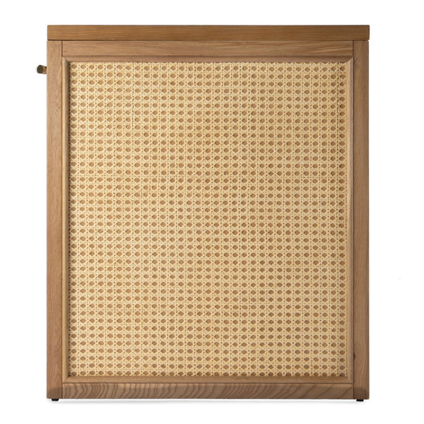 Butler Specialty Mesa 3-drawer Writing Desk In Solid Oak Frame - Stylish Home Office Furniture With Timeless Charm Natural Oak Wood,Mdf,Oak Veneer,Cane 9754438-butler