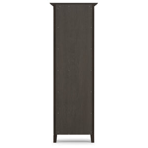 English Elm Amherst 24-Inch Solid Wood Bookcase: Stylish Hickory Brown Storage With Adjustable Shelves & More! B136P238601