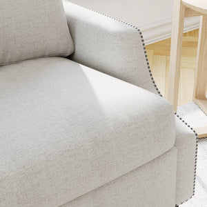 English Elm 3 Piece Living Room Sofa Sets - Modern Sectional Couch, Loveseat & Accent Chair For Cozy Spaces W680S00085