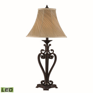 Angers 32.38'' High 1-Light Table Lamp - Dark Bronze - Includes LED Bulb 97628-LED Elk Home