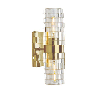 Murano 13.5'' High 2-Light Sconce - Satin Brass 9765-SB-IC Norwell