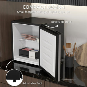 English Elm Homcom Compact Upright Freezer 1.1 Cu Ft with Adjustable Thermostat for Dorm or Office W2225P200920