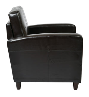 OSP Home Furnishings Venus Club Chair Espresso