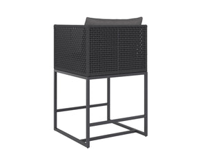 Sunpan Crete Outdoor Counter Stool – Stylish, Durable Design with Eco-Friendly Features for Dining Spaces Dark Grey / Gracebay Grey