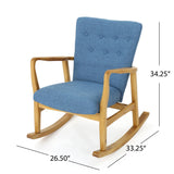 Christopher Knight Home® - Noble House - - Solid Wood Rocking Chair