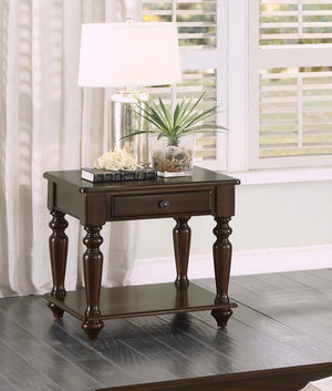 English Elm Modern Turned-Leg Lift-Top Cocktail Table with Hidden Storage and Casters, Classic Living Room Accent Espresso 33.75 L x 25.25 W x 8.75 H B011P297533