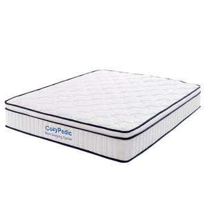 English Elm 10 Inch King Hybrid Mattress Memory Foam Pocket Springs Cooling Cover Certipur W2699P399181