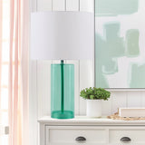 510 Design Neonova Transitional Glass Table Lamp 5DS153-0052 Blue