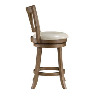 OSP Home Furnishings Miller Counter Stool Cream/Medium Oak
