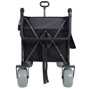 English Elm Multi-functional All-terrain Folding Wagon with Balloon Tires and 300l Outdoor Capacity W2932P317114