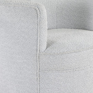 OSP Home Furnishings Cleo Swivel Chair Fog Fog