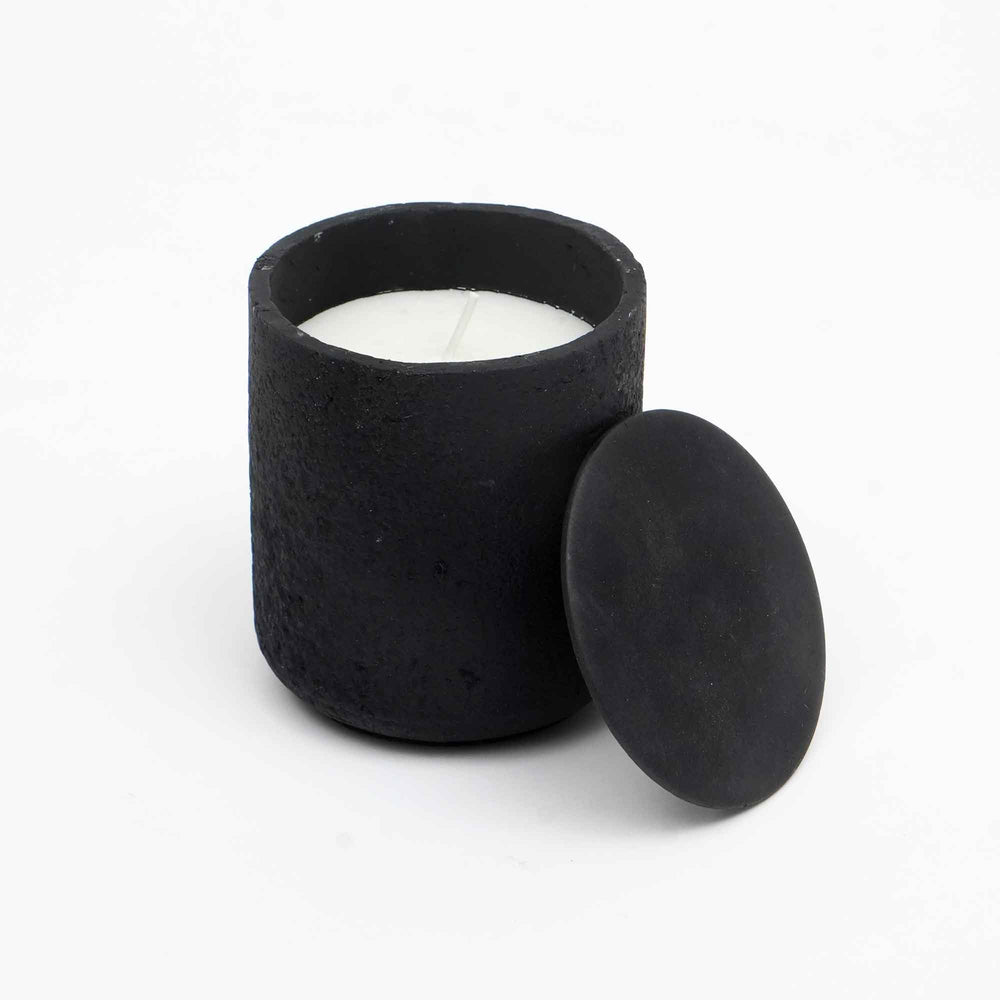 English Elm Jar Candle Ecomix Wax With Wooden Lid - Handcrafted Vanilla Lavender For Relaxation & Décor B346P369769