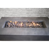 English Elm 15'' H X 56'' W Concrete Outdoor Fire Pit Table