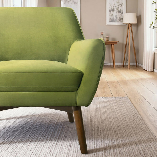English Elm Mina Italian Inspired Vegan Leather Swivel Barrel Lounge Chair for Modern Living B183P423288