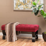 Christopher Knight Home® - Noble House - Scarlett Tufted Fabric Ottoman Bench