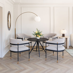 Dinos Dining Table Black 110052 Zuo Modern