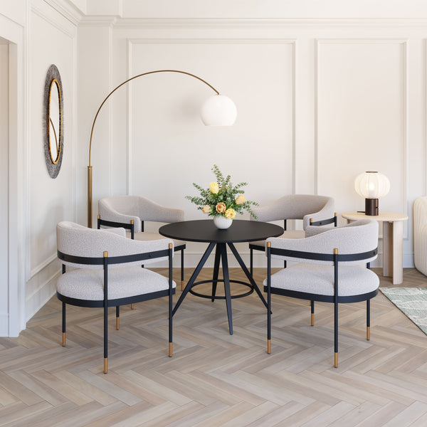 Dinos Dining Table Black 110052 Zuo Modern