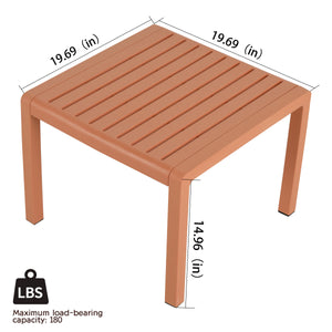 English Elm 2-Piece Indoor/Outdoor Furniture Set - Stylish & Weatherproof Chair With Coffee Table For Cozy Spaces W3450P323301