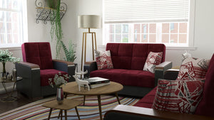 English Elm Primenest Zenaero X Convertible Loveseat With Storage - Stylish Upholstered Sleeper For Small Spaces B030P281772-GIGA