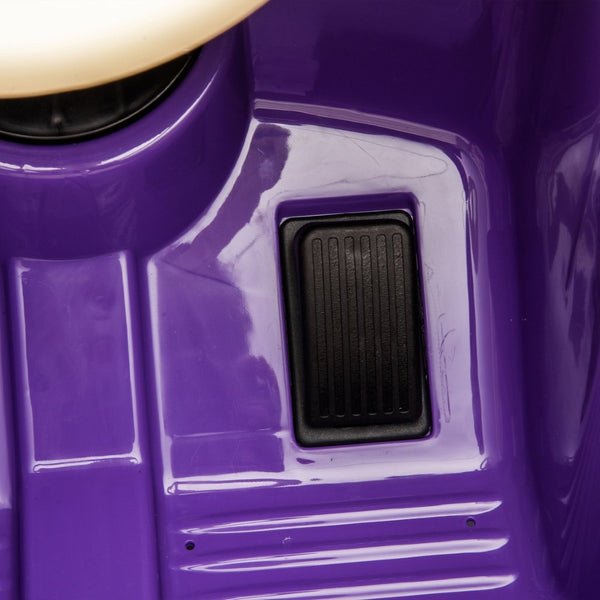 English Elm 12v Chevrolet 3100 Licensed Vintage Pickup Ride on Truck with Led Lights and Parent Remote Purple W1578P214181