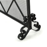 Christopher Knight Home® - Noble House - Howell Single Panel Black Iron Fire Screen