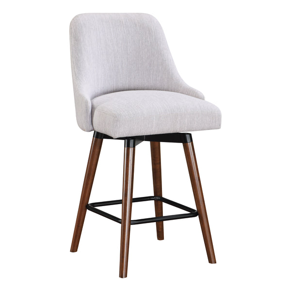 OSP Home Furnishings Bagford 26" Swivel Stool Fog / Med Esp