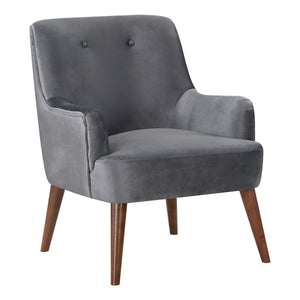 OSP Home Furnishings Chatou Chair  Charcoal 