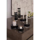 Tuxedo Candleholder - Set of 2 Short Black 980025/S2 Elk Home