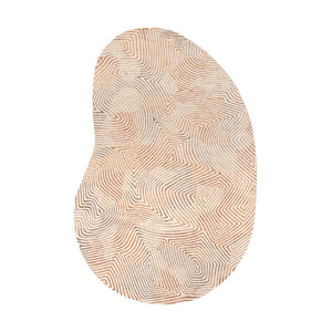 Louis de Poortere Meditation Collection Coral Reef Inspired Area Rug Soft Woven Accent for Serene Interiors Indian Sand 7'9 x 11'2 120113