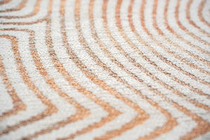 Louis De Poortere Meditation Coral - Serene Ocean-inspired Area Rug For Tranquil Living Spaces And Elegance Beige,Orange ,Brown 100% Pet Poly (40% Rpet) 118400-louis-de-poortere