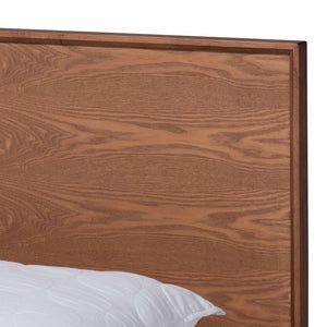 Baxton Studio Baxton Studio Mid-Century Modern Walnut Brown Wood and Rattan Bedroom Set for Stylish Sleep Spaces Melora King 3-Piece MG0004-Ash Walnut-King 3PC Bedroom Set