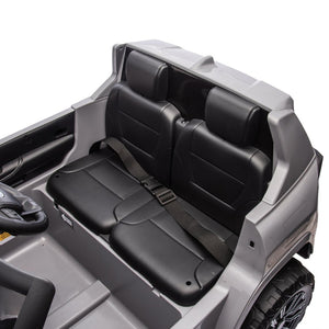English Elm Licensed Lexus Lx600 24v Two Seater Kids Ride on Suv with Remote and Suspension Gray W1578P339058