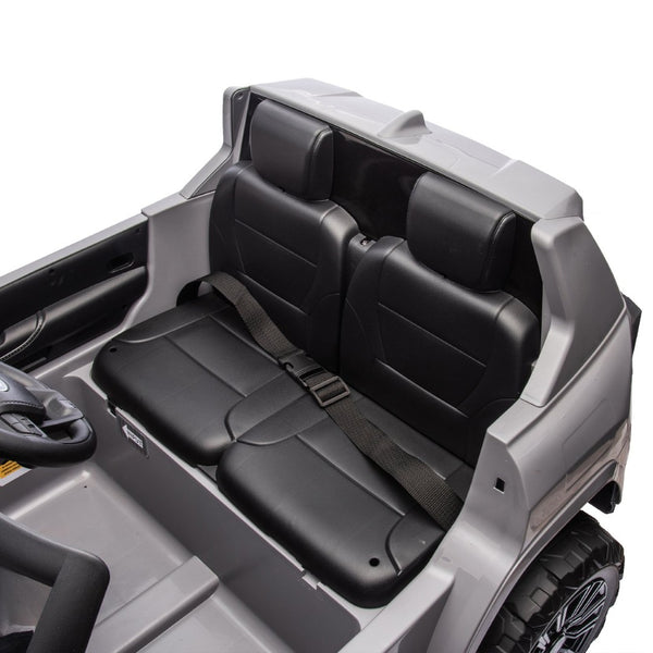 English Elm Licensed Lexus Lx600 24v Two Seater Kids Ride on Suv with Remote and Suspension Gray W1578P339058