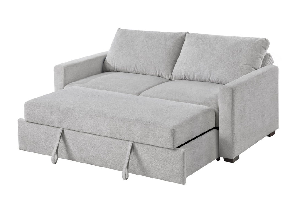 Alpine Furniture Dena Modern Sleeper Sofa For Small Spaces — Plush Pull-Out Bed, Durable Fabric, Compact 72"X60" Comfort 9806