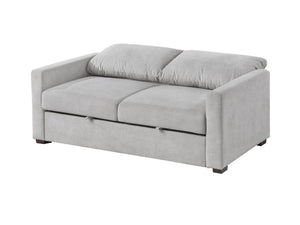 Alpine Furniture Dena Modern Sleeper Sofa For Small Spaces — Plush Pull-Out Bed, Durable Fabric, Compact 72"X60" Comfort 9806