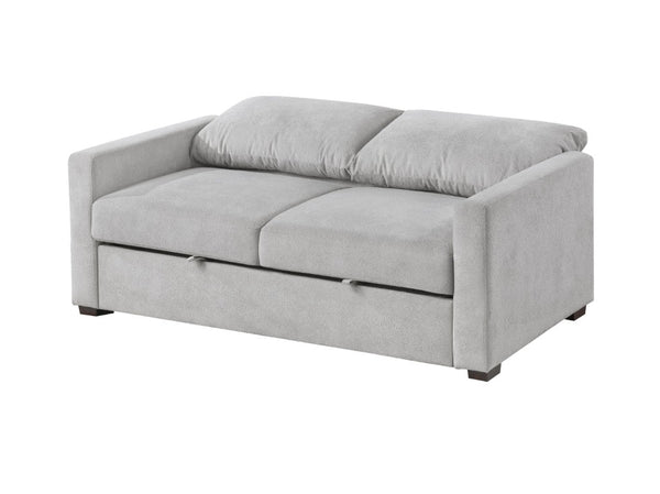 Alpine Furniture Dena Modern Sleeper Sofa For Small Spaces — Plush Pull-Out Bed, Durable Fabric, Compact 72"X60" Comfort 9806