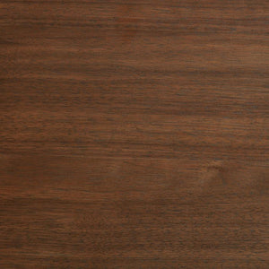 English Elm 2-drawer Walnut Veneer Nightstand with Cedar Lining Open Shelf and Tapered Legs B016P459858