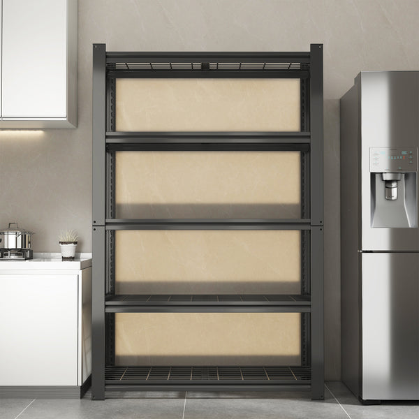 English Elm 72"H 5-Tier Heavy Duty Wire Shelving Rack, 2000 lb Capacity, Adjustable Metal Storage Organizer for Garage Pantry Kitchen - Rust-Resistant Durable Design (35.43" W x 15.75" D) T2398P306288