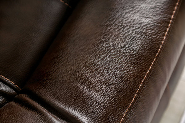 English Elm Transitional Multi-Function Glider Recliner with Channel Back, Cup Holders, Hidden Storage, Upholstered Comfort Brown 42 L x 34 W x 30 H B2741P387649