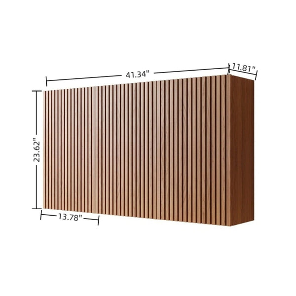 English Elm Mitch Modular Wall Mounted Cabinet Set Oak Woodgrain Soft Close Bathroom Storage W2615S00522