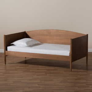 Baxton Studio Baxton Studio Veles Mid-Century Modern Daybed in Ash Walnut - Stylish, Durable, Versatile Design! MG0016-Ash Walnut-Daybed