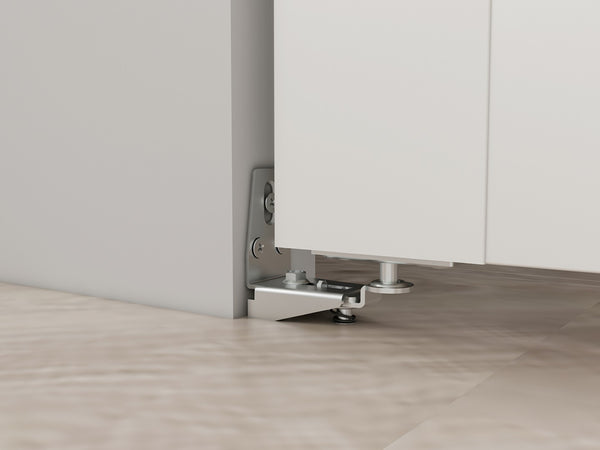 English Elm 30 in Matte Mdf Bi-fold Door with Frosted Glass Panels Hardware and Handle Included White B2763P483197