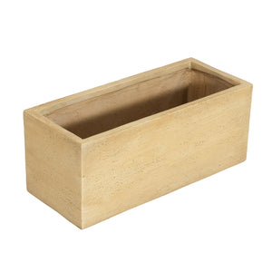 English Elm Christopher Knight Home® - Mgo Handmade Rectangle Planter Box - Durable Travertine Beige For Indoor & Outdoor Planting Joy N772P277537A