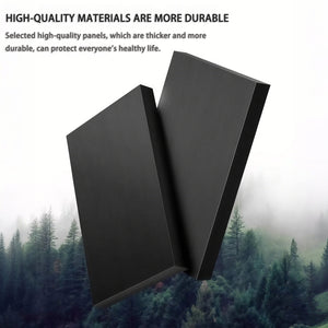 English Elm 6 Drawer Modern Dresser with Concealed Handles, Spacious Top, Durable Wood Storage Cabinet for Bedroom Black W3204P318439