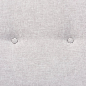 Baxton Studio Baxton Studio Theo Bench - Mid-Century Modern Greyish Beige Upholstered Accent with Walnut Base BBT5368-Greyish Beige/Walnut-Bench